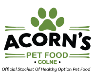 Acorn's Pet Food Colne logo
